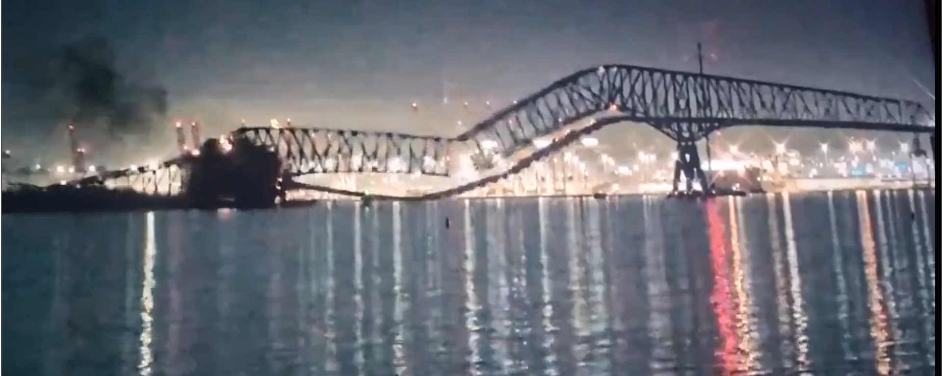 Cây cầu chính ở Baltimore sụp đổ - Sputnik Việt Nam, 1920, 26.03.2024