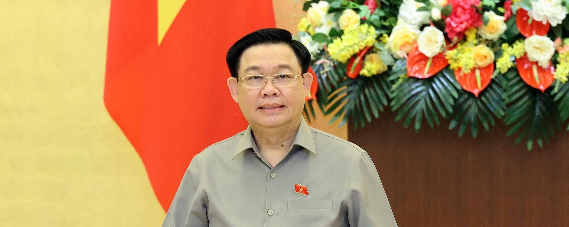 Chủ tịch Quốc hội Vương Đình Huệ chủ trì giao ban các cơ quan của Quốc hội - Sputnik Việt Nam, 1920, 04.04.2024