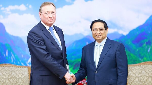 Thủ tướng Phạm Minh Chính tiếp Tổng giám đốc Công ty dầu khí Zarubezhneft của Nga - Sputnik Việt Nam