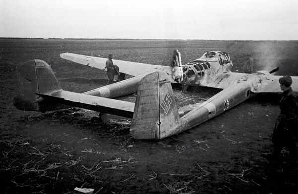 Máy bay trinh sát Đức Focke-Wulf Fw-189 (&quot;Rama&quot;) bị bắn rơi gần Odessa - Sputnik Việt Nam