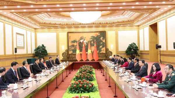 Chủ tịch Quốc hội Vương Đình Huệ hội kiến Tổng Bí thư, Chủ tịch Trung Quốc Tập Cận Bình
 - Sputnik Việt Nam