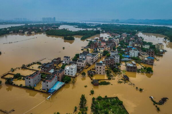 Lũ lụt ở Thanh Viễn, tỉnh Quảng Đông, Trung Quốc - Sputnik Việt Nam