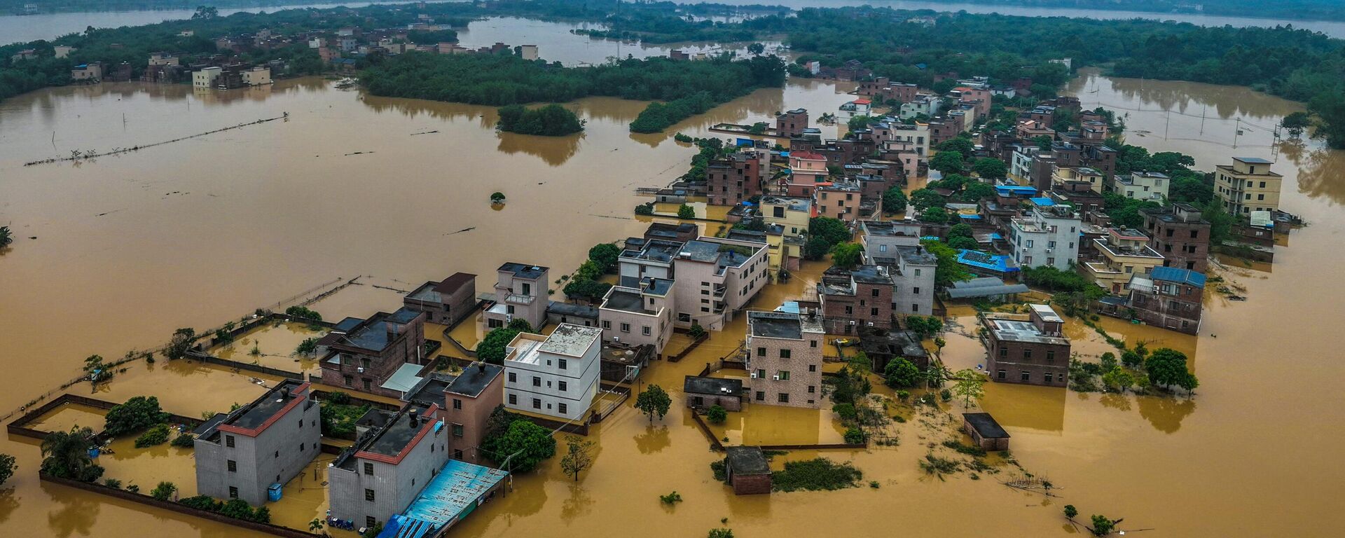 Наводнение в Цинъюань, провинция Гуандун, Китай - Sputnik Việt Nam, 1920, 24.04.2024