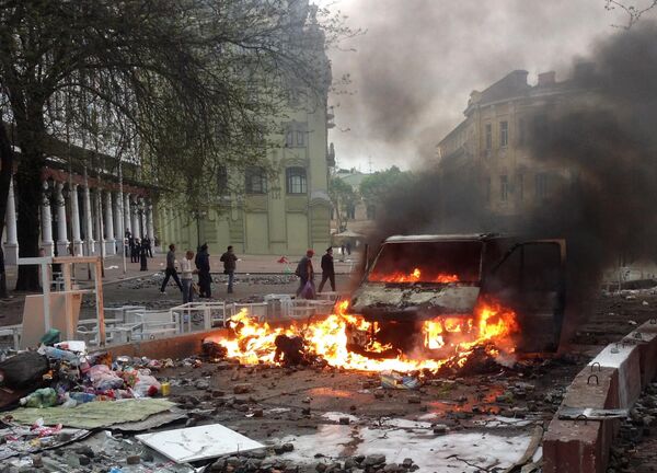Bạo loạn ở Odessa vào ngày 2 tháng 5 - Sputnik Việt Nam