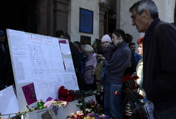 Danh sách những người thiệt mạng do sự kiện bi thảm ở Odessa vào ngày 2 tháng 5 năm 2014 gần Nhà Công đoàn - Sputnik Việt Nam