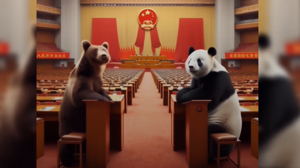 “Tình hữu nghị của các dân tộc”: Gấu Misa Nga đến thăm gấu trúc Trung Quốc - Sputnik Việt Nam