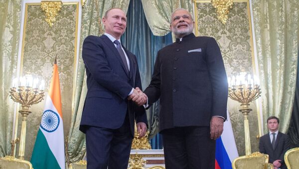 Vladimir Putin và Narendra Modi - Sputnik Việt Nam
