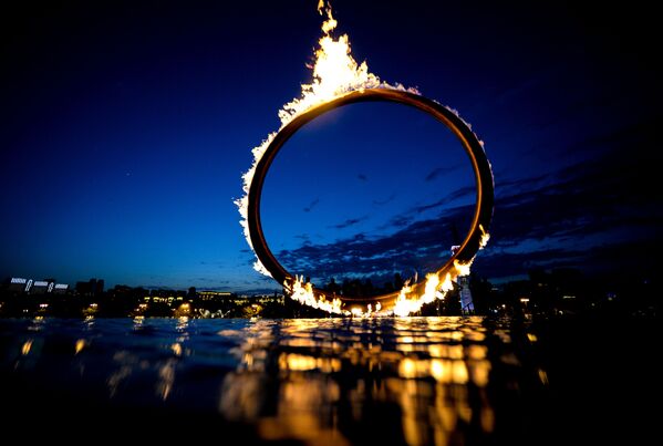Ngọn lửa tại Đại hội Thể thao châu Âu I – Baku, Azerdbaijan - Sputnik Việt Nam