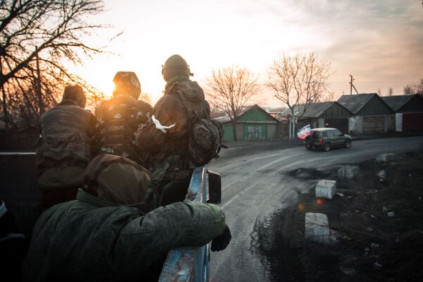 Dân quân CHND Donetsk ở khu vực Donetsk Dân quân CHND Donetsk ở khu vực Donetsk - Sputnik Việt Nam