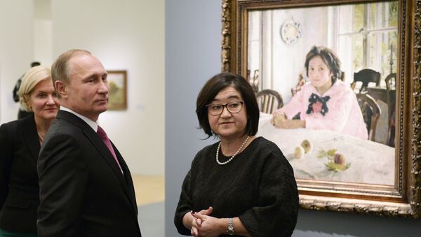 Tổng thống Nga thăm Triển lãm tranh 150 năm Valentin Serov - Sputnik Việt Nam
