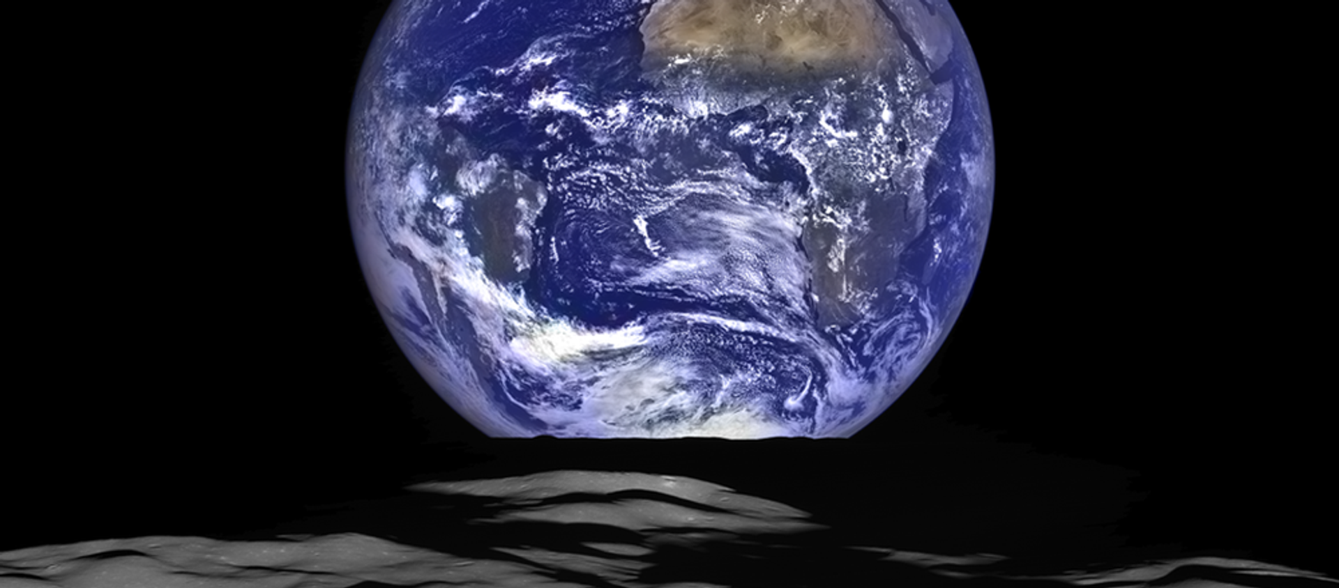 Trái đất nhìn từ quỹ đạo của Mặt trăng - Sputnik Việt Nam, 1920, 01.02.2016