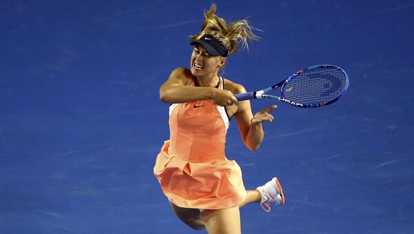 Maria Sharapova tại giải quần vợt Úc mở rộng, Melbourne. - Sputnik Việt Nam