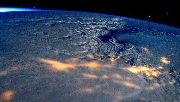 Bão  tuyết  ở Mỹ nhìn từ  vũ trụ - Sputnik Việt Nam
