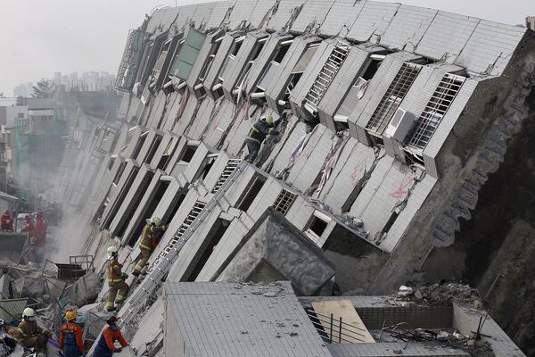 Hậu quả động đất ở Đài Loan - Sputnik Việt Nam