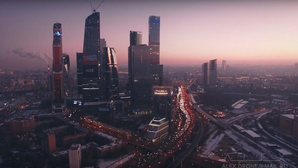 Bức tranh toàn cảnh về mùa đông Moskva nhìn từ trên cao - Sputnik Việt Nam