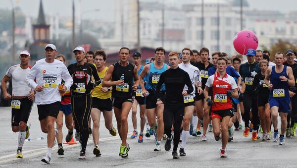 Các thành viên  tham gia Marathon Matxcơva - Sputnik Việt Nam