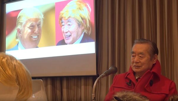 Nhà phát minh Nhật Bản làm bộ tóc giả tự vệ dành cho Donald Trump - Sputnik Việt Nam