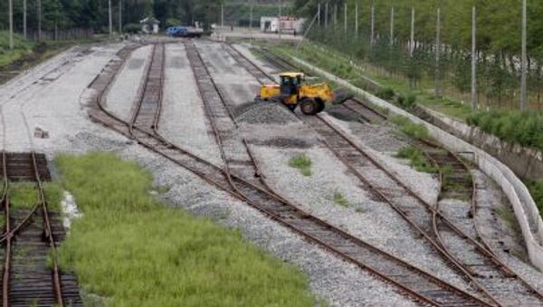 Đường sắt đến cảng Rajin, Bắc Triều Tiên - Sputnik Việt Nam