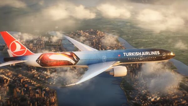 Hãng hàng không Turkish sơn máy bay vinh danh Batman - Sputnik Việt Nam