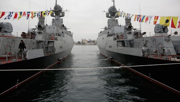 Hai khinh hạm tên lửa “Serpukhov” và “Zeleny Dol” - Sputnik Việt Nam