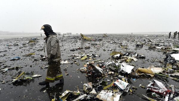 Chiếc máy bay chở khách Boeing 737-800 đã bị rơi tại sân bay Rostov-na-Donu - Sputnik Việt Nam