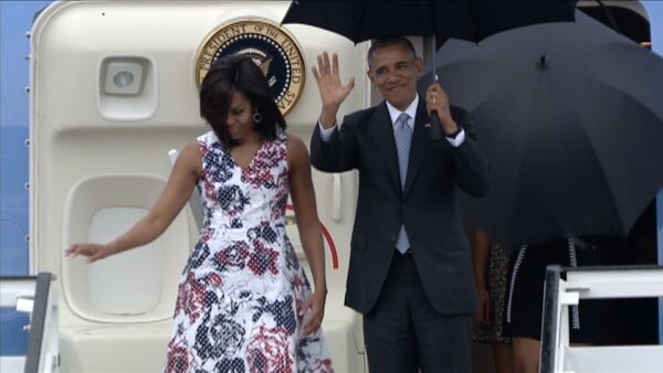 Tổng thống Mỹ Barack Obama và phu nhân đã tới Cuba - Sputnik Việt Nam