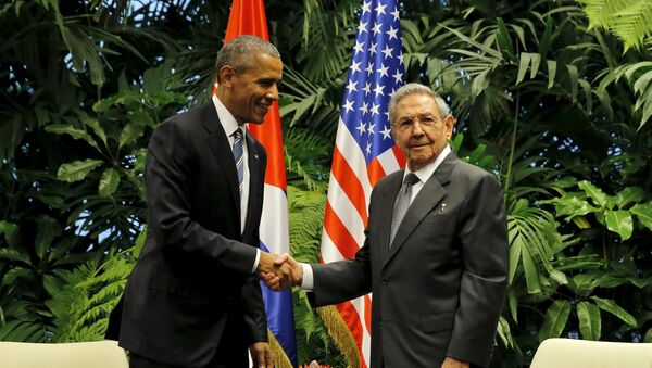 Barack Obama và Raul Castro - Sputnik Việt Nam