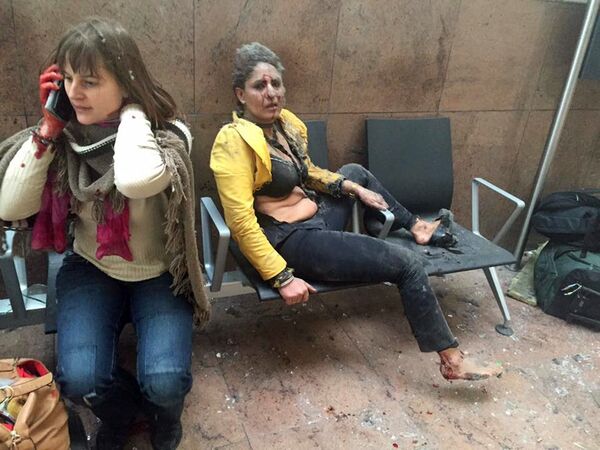 Các nạn nhân vụ đánh bom ở sân bay Brussels - Sputnik Việt Nam