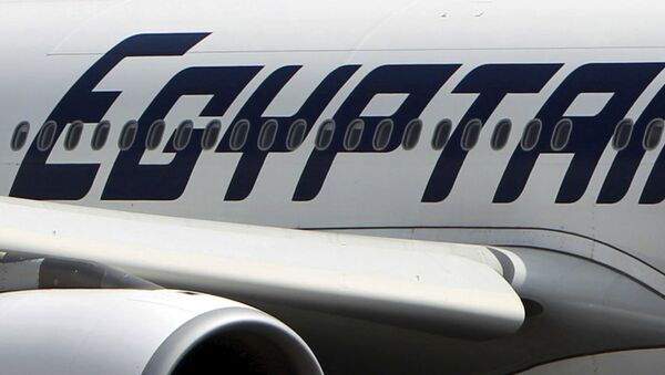 An EgyptAir plane is seen on the runway at Cairo Airport, Egypt in this September 5, 2013 file photo - Sputnik Việt Nam