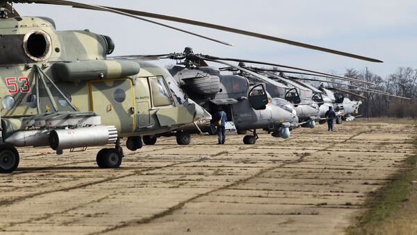Mi-35M, Mi-28N, Mi-8AMTSH - Sputnik Việt Nam