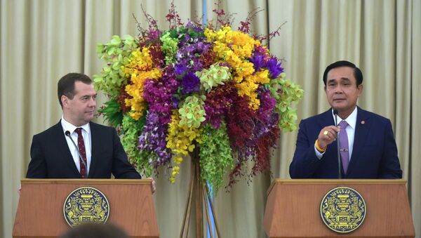 Thủ tướng Medvedev thăm chính thức Thái Lan - Sputnik Việt Nam