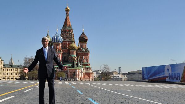Ngoại trưởng Mỹ John Kerry  ở Moskva - Sputnik Việt Nam