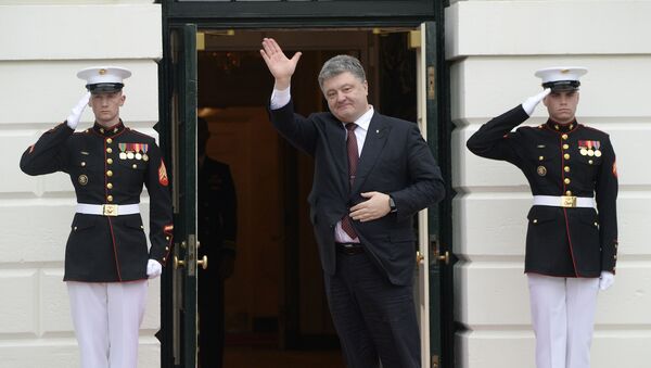 Tổng thống Ukraina Petro Poroshenko tại Washington - Sputnik Việt Nam
