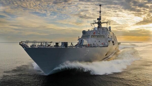 Tàu tác chiến thế hệ mới USS Fort Worth (LCS3) - Sputnik Việt Nam