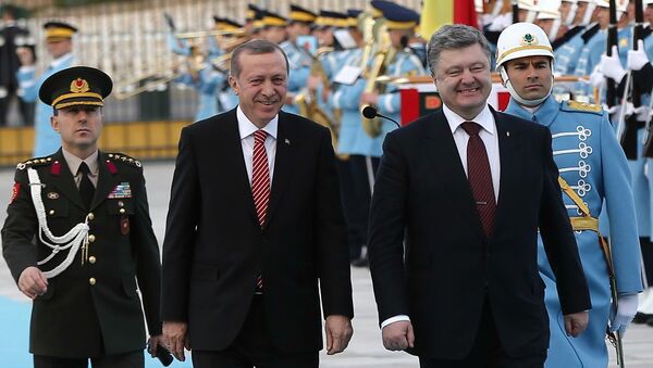 Recep Tayyip Erdogan và Petro Poroschenko - Sputnik Việt Nam