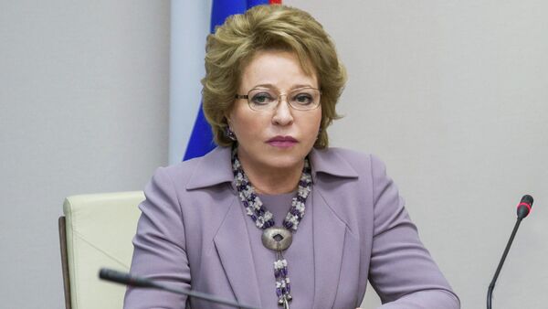 Chủ tịch Thượng viện LB Nga Valentina Matvienko - Sputnik Việt Nam