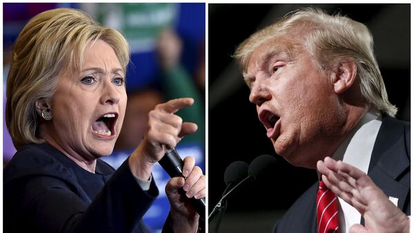 các ứng cử viên tổng thống Hoa Kỳ Donald Trump của Đảng Cộng hòa và Hillary Clinton từ Đảng Dân chủ - Sputnik Việt Nam