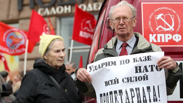 Đảng Cộng sản có kế hoạch tổ chức một loạt cuộc biểu tình chống NATO trên khắp nước Nga - Sputnik Việt Nam