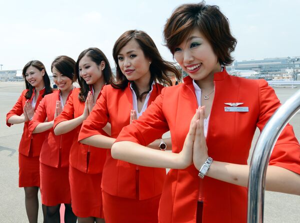 Tiếp viên  hãng hàng không  Air Asia Japan - Sputnik Việt Nam