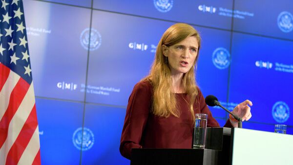 Đại sứ Mỹ tại Liên Hợp Quốc Samantha Power - Sputnik Việt Nam