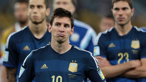 Danh thủ Lionel Messi của đội Argentina - Sputnik Việt Nam