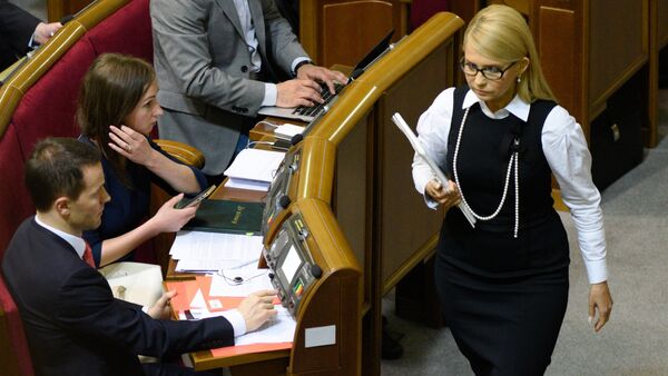 người đứng đầu đảng Tổ quốc Yulia Tymoshenko - Sputnik Việt Nam