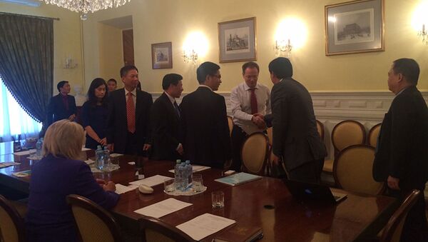 Cuộc gặp gỡ giữa Hai Bộ trưởng Bộ Văn hóa LB Nga và Việt Nam - Sputnik Việt Nam