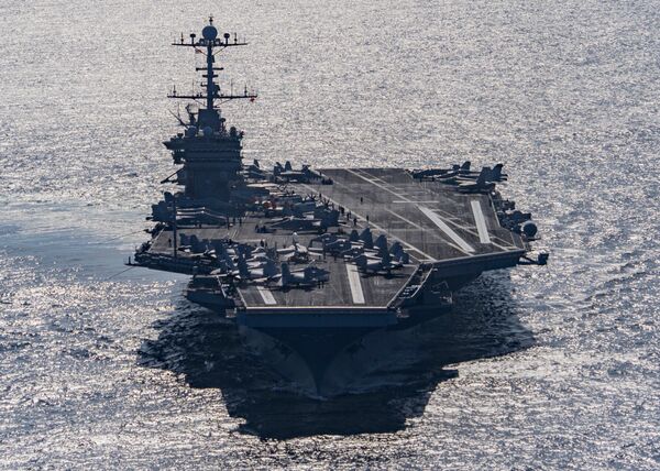 Tàu sân bay Mỹ Harry Truman Tàu sân bay Mỹ Harry Truman - Sputnik Việt Nam