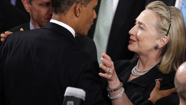 Ông Obama và bà Clinton - Sputnik Việt Nam