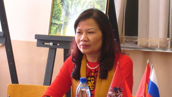 Phó Chủ tịch thường trực Hội Liên hiệp Phụ nữ thành phố Hà Nội, bà Nguyễn Thị Tuyết - Sputnik Việt Nam