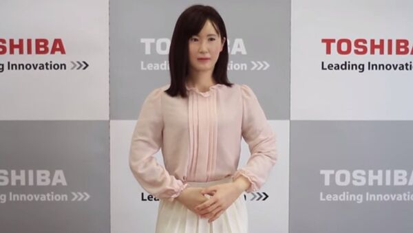 Nhật Bản cho robot-nữ bán hàng trong siêu thị - Sputnik Việt Nam