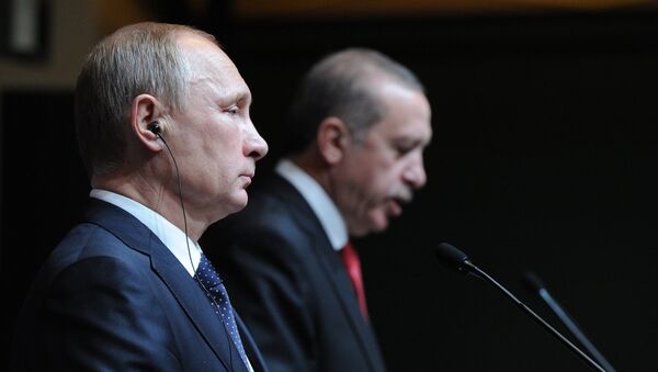 Vladimir Putin và Recep Tayyip Erdogan - Sputnik Việt Nam