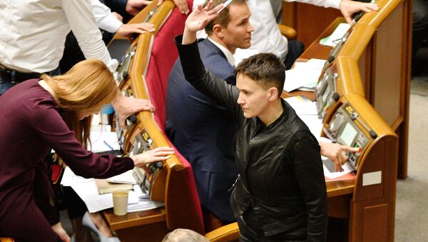 Nghị sĩ Quốc hội Ukraina Nadezhda Savchenko - Sputnik Việt Nam