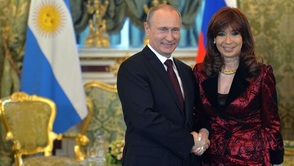 Vladimir Putin và  Cristina Fernandez de Kirchner - Sputnik Việt Nam